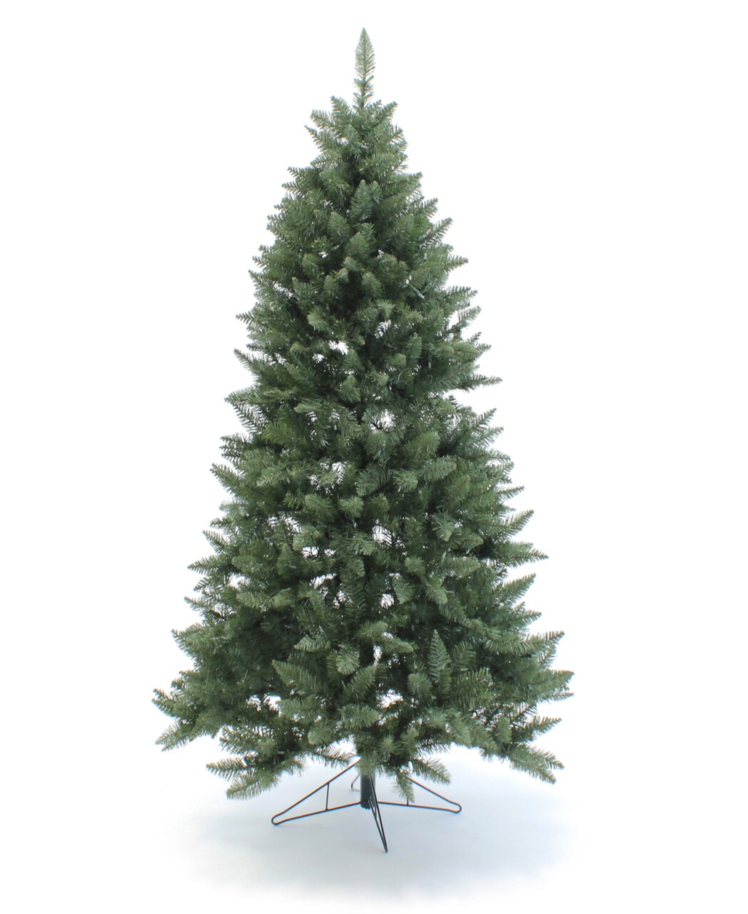 Perfect Holiday Pre-lit Spruce Christmas Tree with Metal Stand